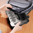 Suporte para Notebook em Alumínio – Dobrável e Ajustável