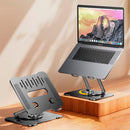 Suporte para Notebook em Alumínio – Dobrável e Ajustável