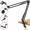 Suporte para Microfone de Mesa – Braço Articulado Profissional