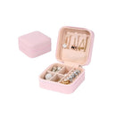 Caixa Porta-Joias Compacta com Zíper para Viagem