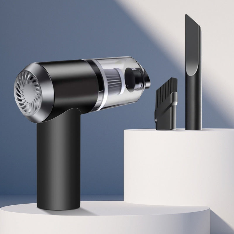 Mini Aspirador de Pó Portátil 2 em 1 – Recarregável, Para Carro e Casa