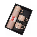 Kit Garrafa Térmica e 3 Xícaras