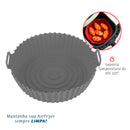 Forma Airfryer De Silicone 1 Peça + Brinde