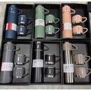 Kit Garrafa Térmica e 3 Xícaras