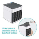 Mini Ar-Condicionado Portátil com Umidificação e Filtro – LED, Bateria Recarregável