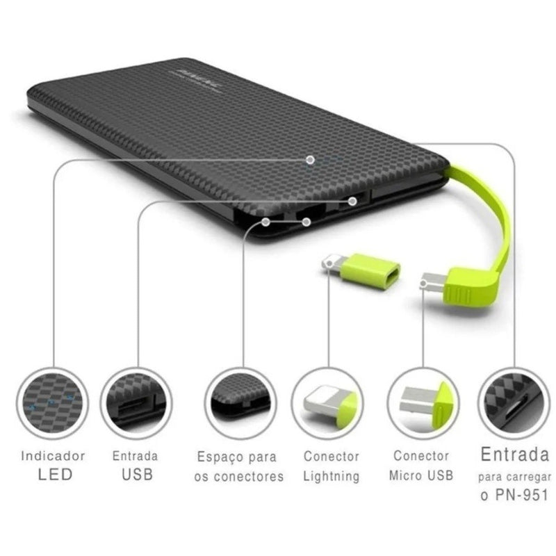 Carregador Portátil 10000mAh