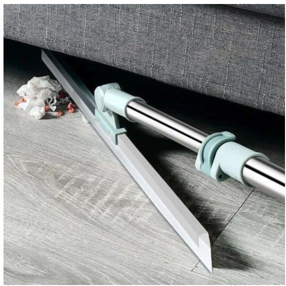 Rodo e Vassoura Mágica 2 em 1 com Raspador de Silicone