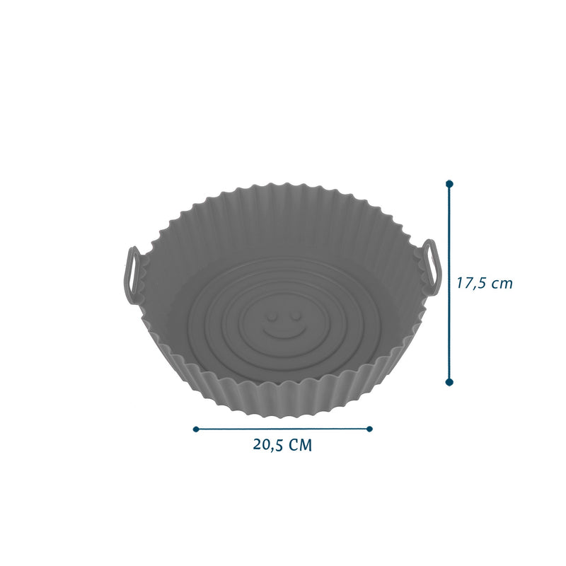 Forma Airfryer De Silicone 1 Peça + Brinde
